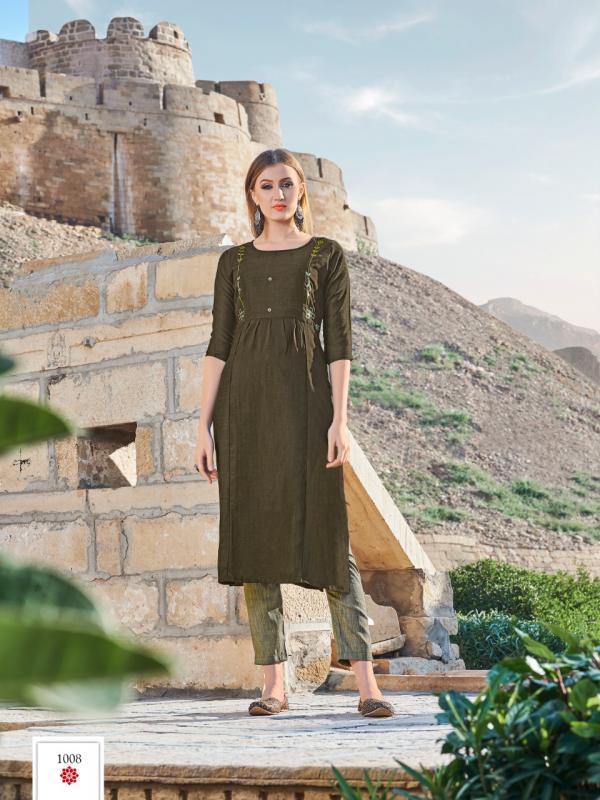 Rangkala-Senorita Rayon Kurti With Bottom Collection